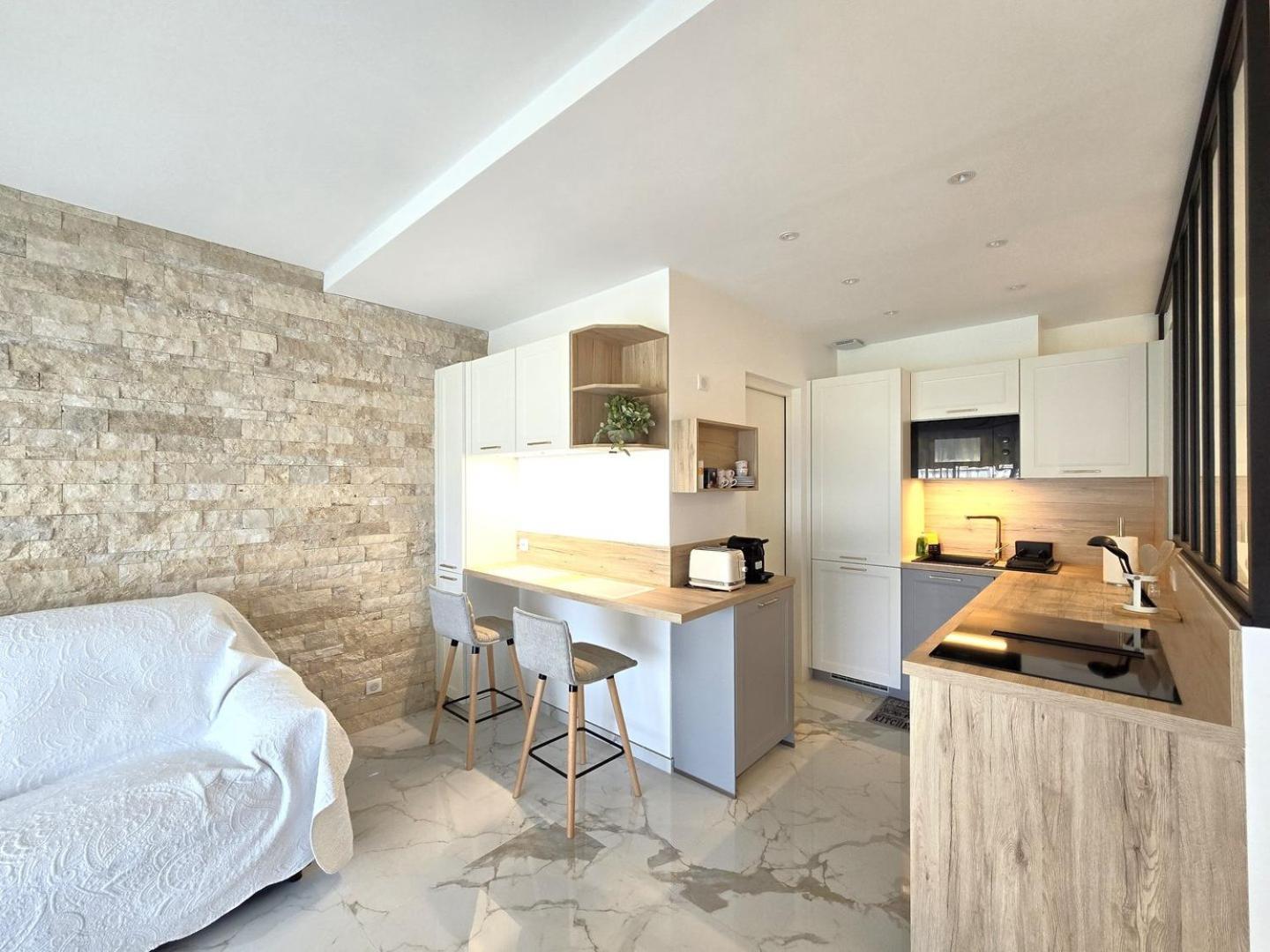 Superbe Appartement Vue Mer - Terrasse - Parking Villeneuve-Loubet Exteriér fotografie